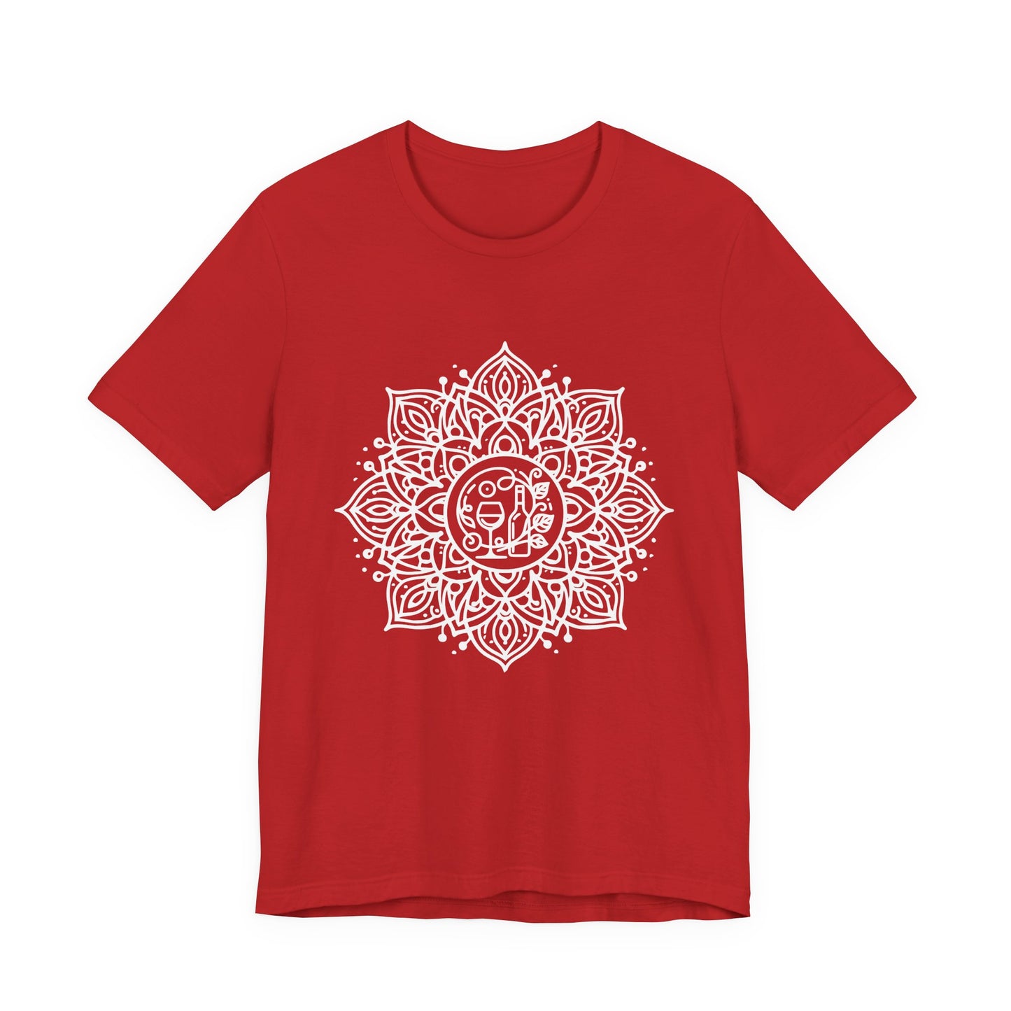 Mandala Zen Wine T-Shirt
