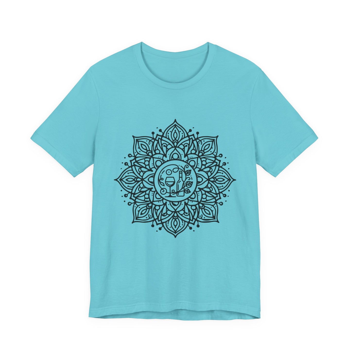 Mandala Zen Wine T-Shirt