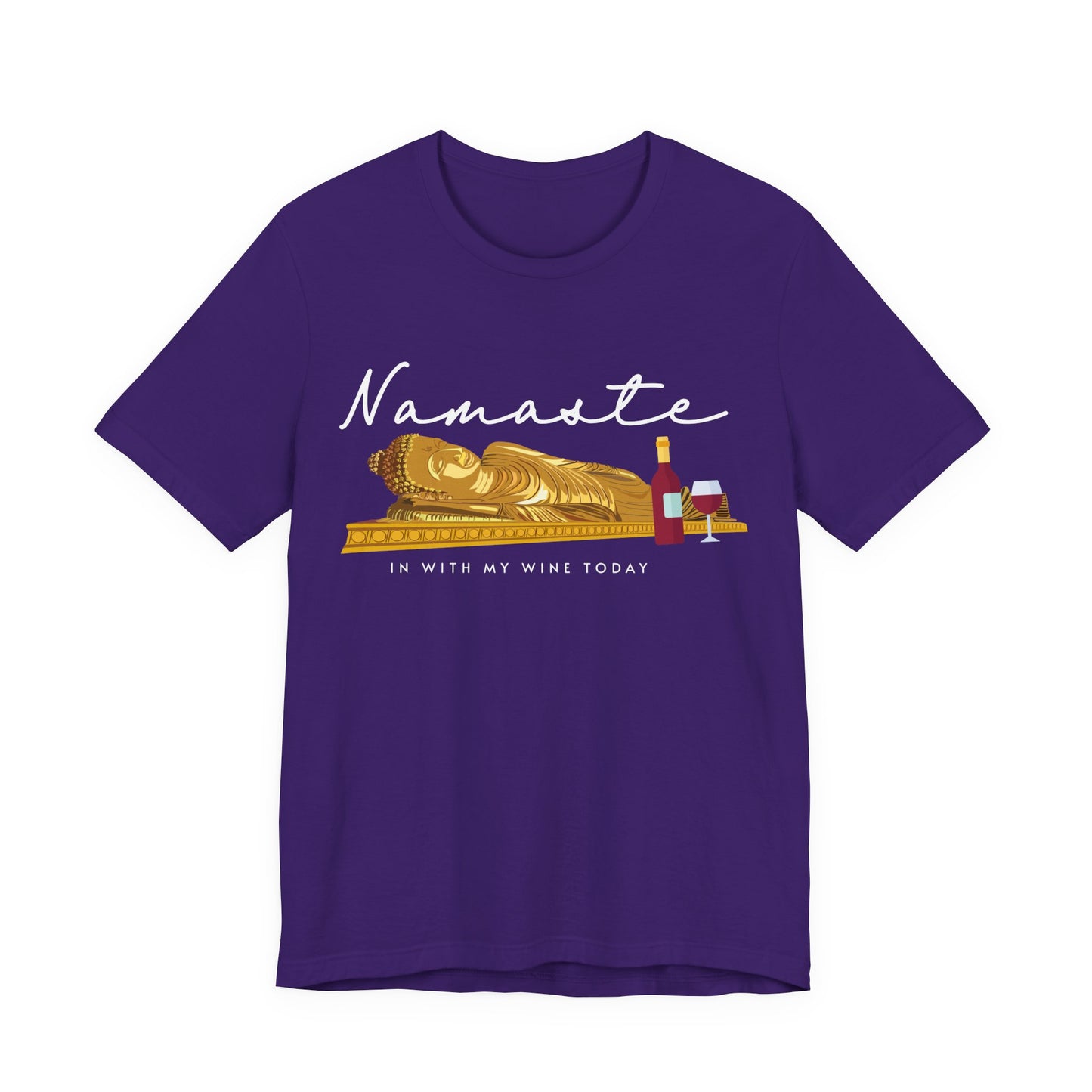 Namaste In With My Wine Today T-Shirt