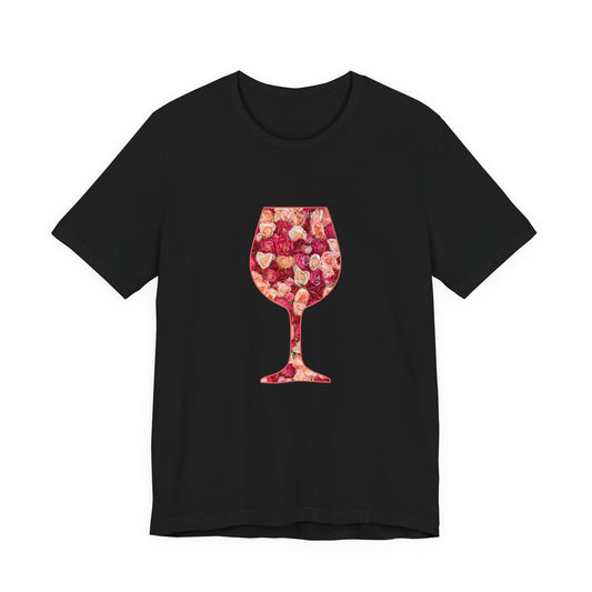 Glass Of Roses Graphic T-Shirt