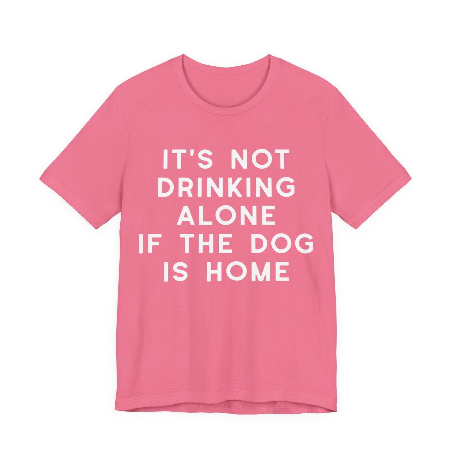 It's Not Drinking Alone If The Dog Is Home T-Shirt