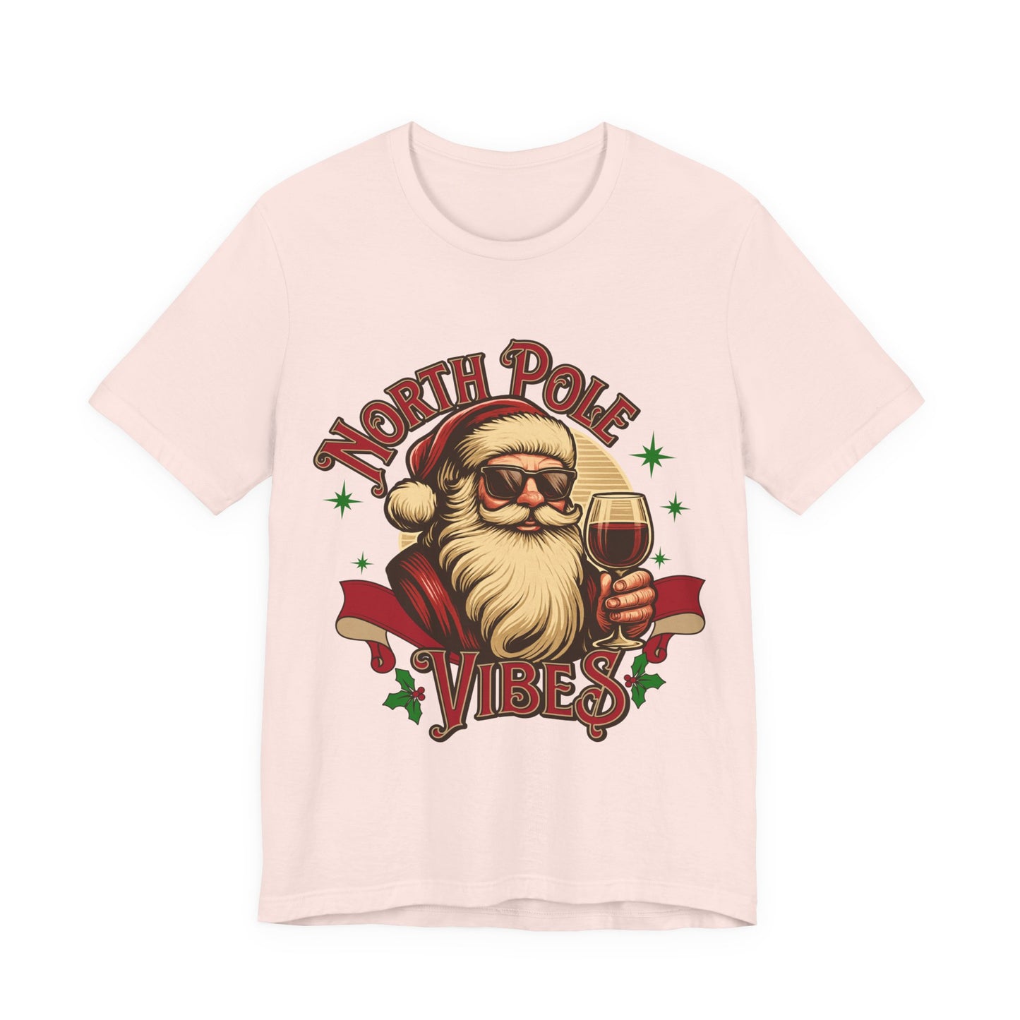 North Pole Vibes Wine T-shirt
