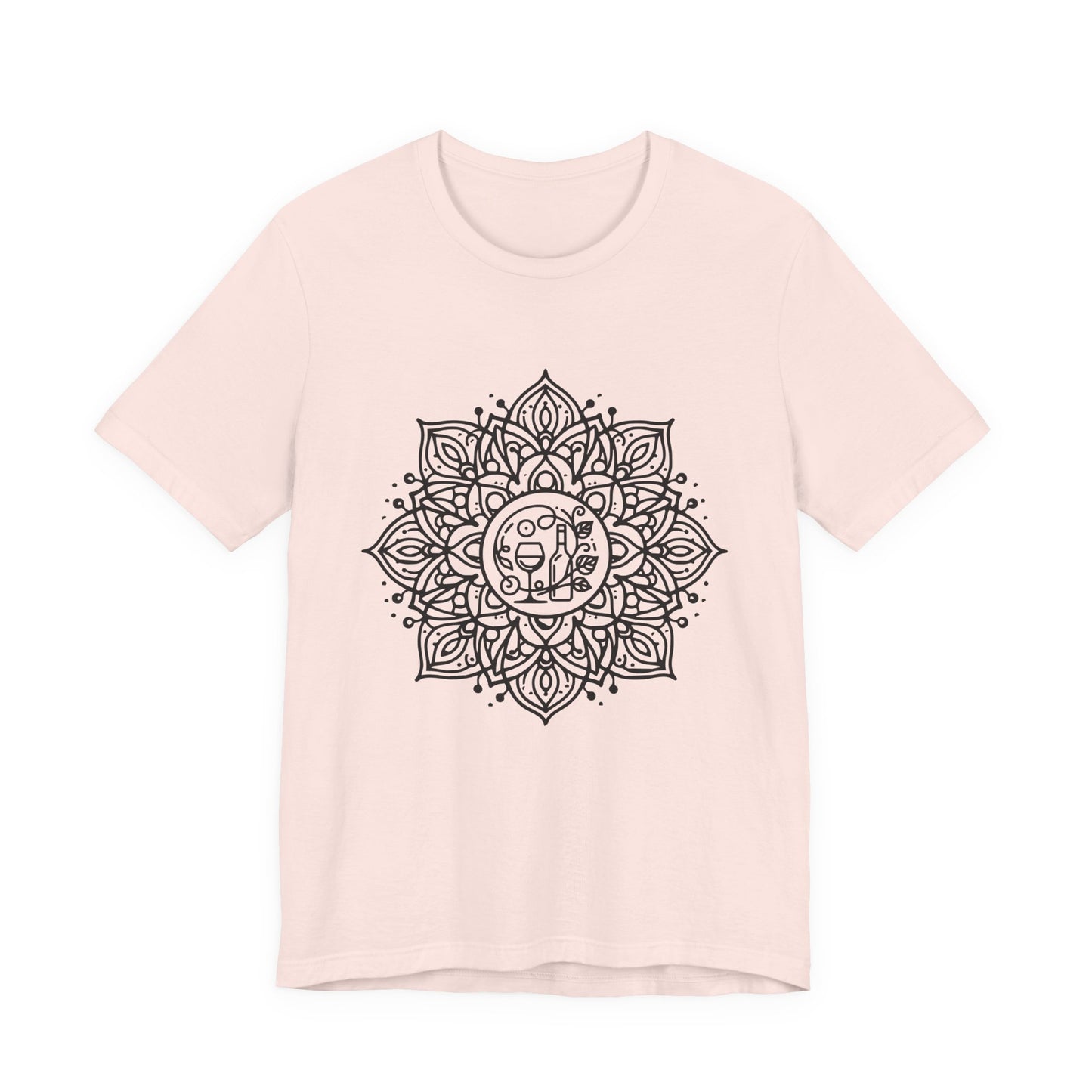 Mandala Zen Wine T-Shirt