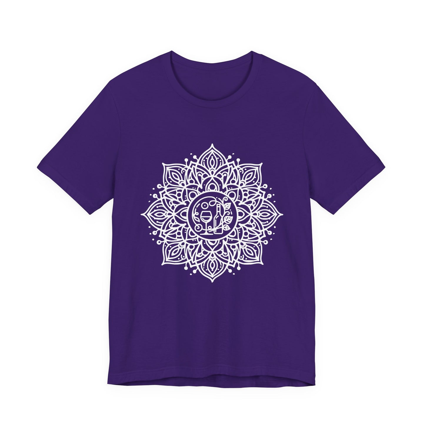 Mandala Zen Wine T-Shirt
