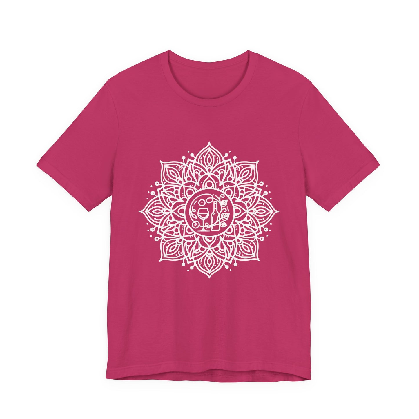 Mandala Zen Wine T-Shirt