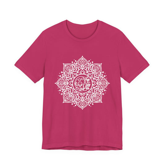 Mandala Zen Wine T-Shirt