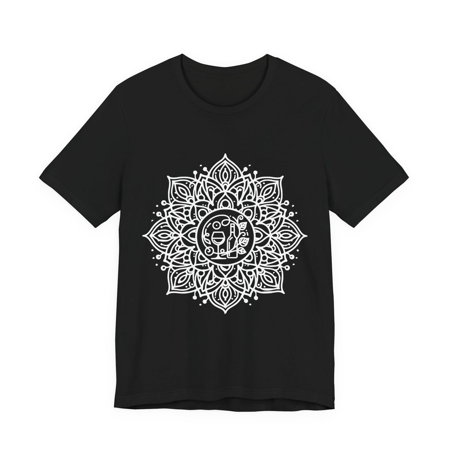 Mandala Zen Wine T-Shirt