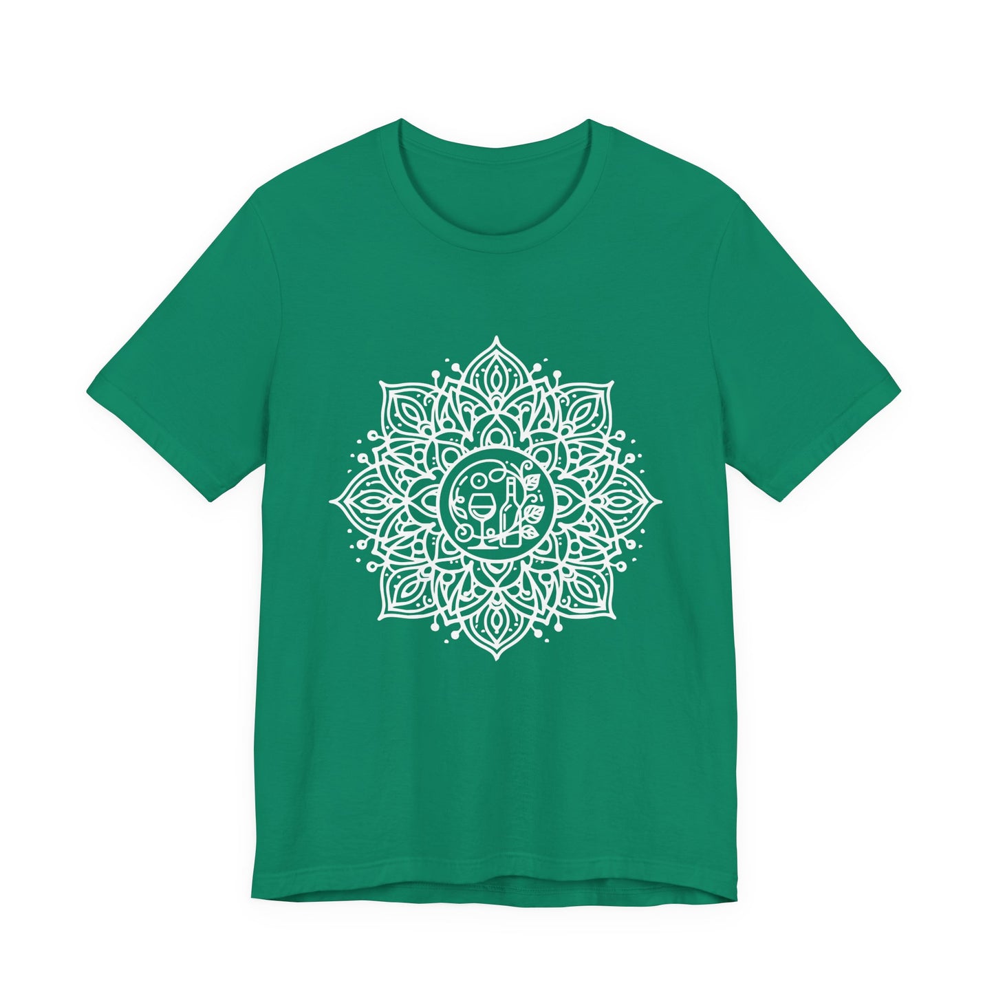 Mandala Zen Wine T-Shirt