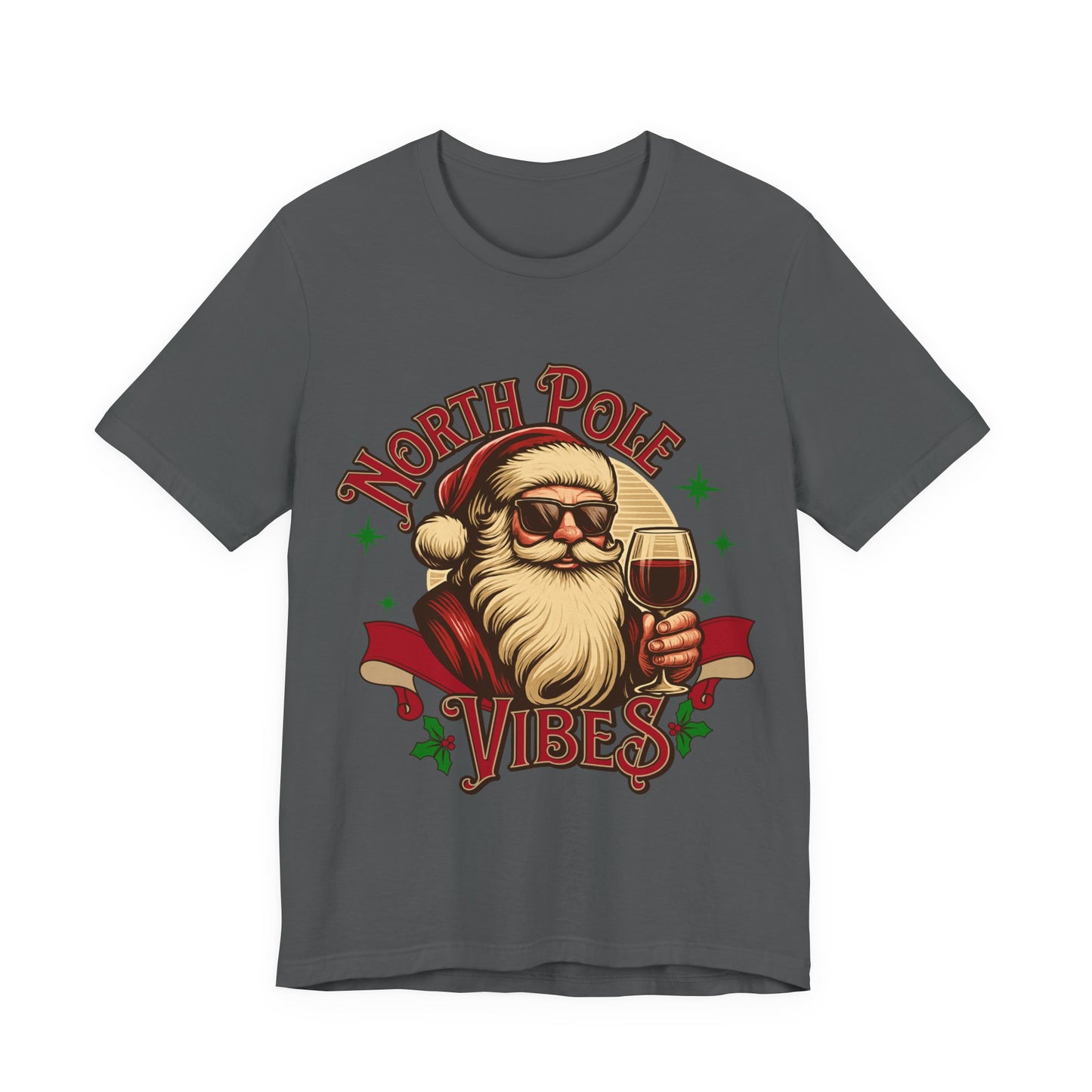 North Pole Vibes Wine T-shirt