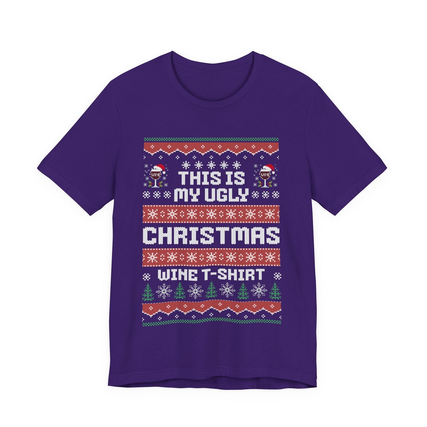 This Is My Ugly Christmas Wine T-shirt