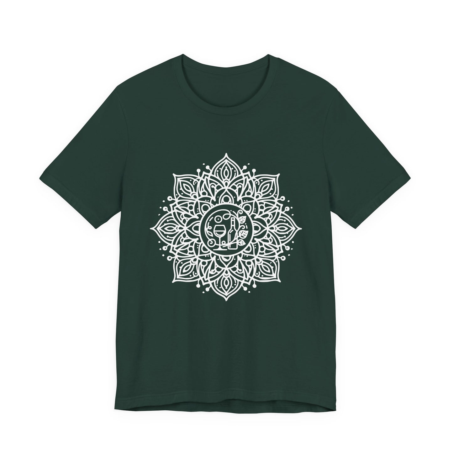 Mandala Zen Wine T-Shirt