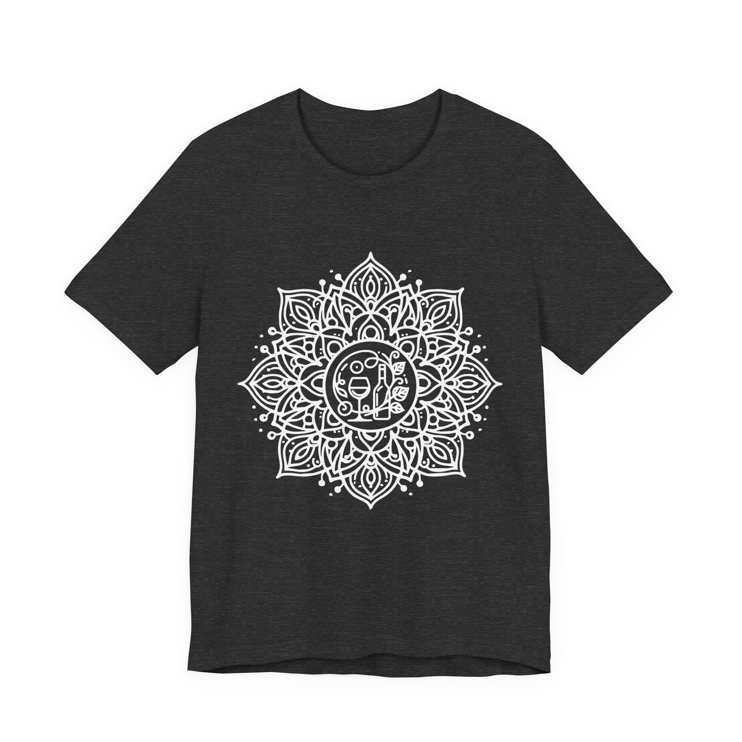 Mandala Zen Wine T-Shirt
