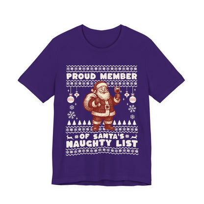 Proud Member of Santa's Naughty List T-shirt
