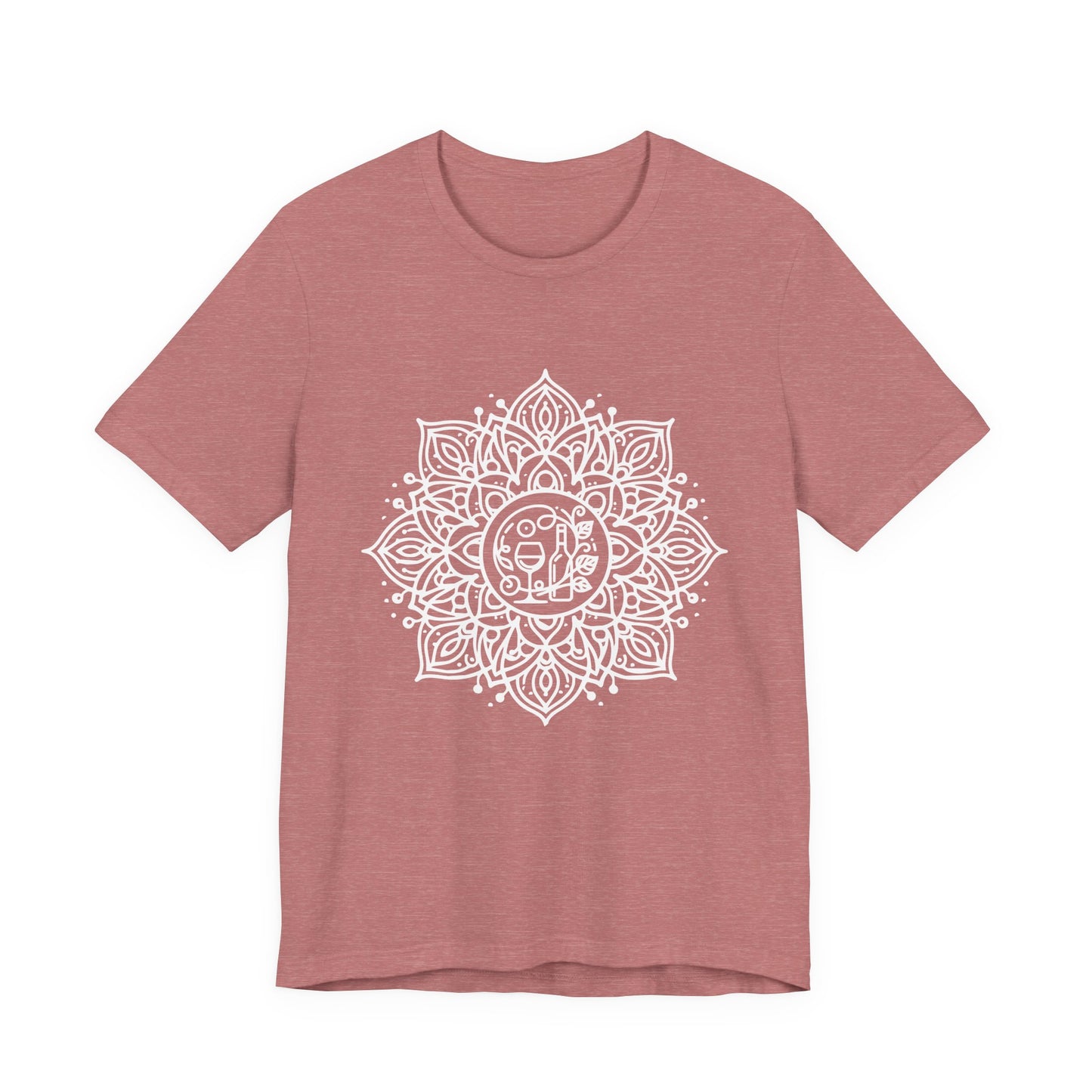 Mandala Zen Wine T-Shirt